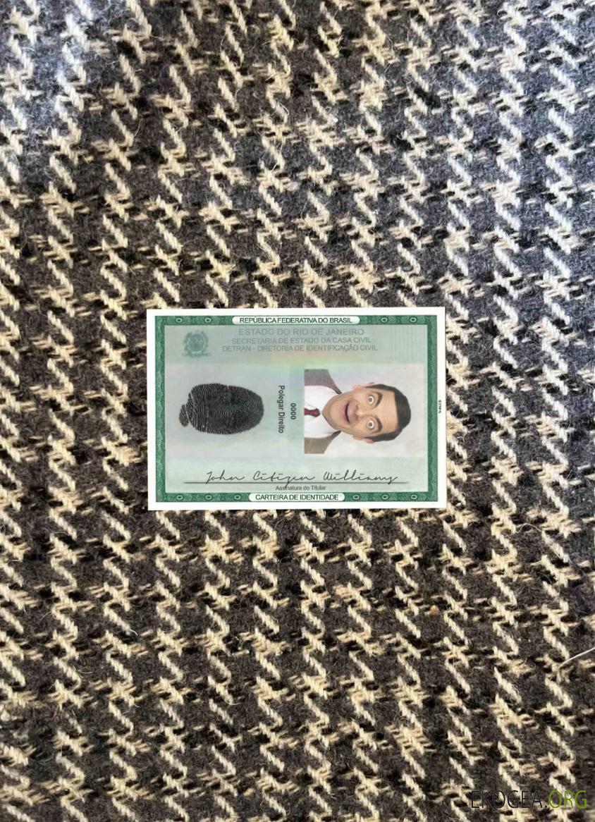 Modèle d'identification du Brésil (2010 – présent) photolook AVANT